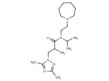 N-(2-azepan-1-ylethyl)-3-(3,5-dimethyl-1H-1,2,4-triazol-1-yl)-N-isopropyl-2-methylpropanamide