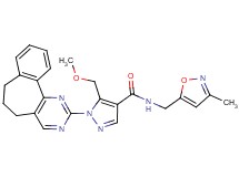 1-(6,7-dihydro-5H-benzo[6,7]cyclohepta[1,2-d]pyrimidin-2-yl)-5-(methoxymethyl)-N-[(3-methyl-5-isoxazolyl)methyl]-1H-pyrazole-4-carboxamide