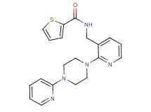 N-({2-[4-(2-pyridinyl)-1-piperazinyl]-3-pyridinyl}methyl)-2-thiophenecarboxamide