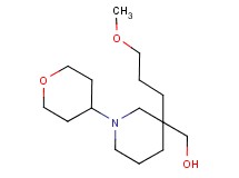 [3-(3-methoxypropyl)-1-(tetrahydro-2H-pyran-4-yl)-3-piperidinyl]methanol