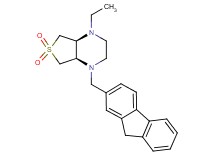 (4aR*,7aS*)-1-ethyl-4-(9H-fluoren-2-ylmethyl)octahydrothieno[3,4-b]pyrazine 6,6-dioxide