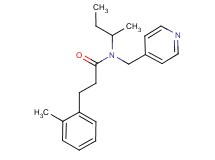 N-(sec-butyl)-3-(2-methylphenyl)-N-(pyridin-4-ylmethyl)propanamide