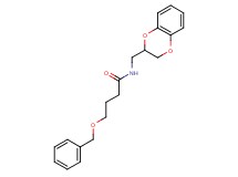 4-(benzyloxy)-N-(2,3-dihydro-1,4-benzodioxin-2-ylmethyl)butanamide