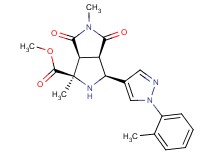 methyl (1R*,3S*,3aR*,6aS*)-1,5-dimethyl-3-[1-(2-methylphenyl)-1H-pyrazol-4-yl]-4,6-dioxooctahydropyrrolo[3,4-c]pyrrole-1-carboxylate