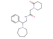 N-(2-azepan-1-yl-2-phenylethyl)-2-(2-oxopiperidin-1-yl)acetamide