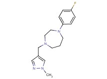 1-(4-fluorophenyl)-4-[(1-methyl-1H-pyrazol-4-yl)methyl]-1,4-diazepane