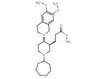 methyl 3-[(3S*,4R*)-1-cycloheptyl-4-(6,7-dimethoxy-3,4-dihydro-2(1H)-isoquinolinyl)-3-piperidinyl]propanoate