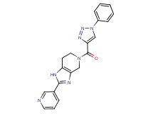 5-[(1-phenyl-1H-1,2,3-triazol-4-yl)carbonyl]-2-pyridin-3-yl-4,5,6,7-tetrahydro-1H-imidazo[4,5-c]pyridine