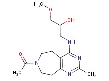 1-[(7-acetyl-2-methyl-6,7,8,9-tetrahydro-5H-pyrimido[4,5-d]azepin-4-yl)amino]-3-methoxypropan-2-ol