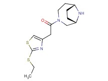 rel-(1S,6R)-3-{[2-(ethylthio)-1,3-thiazol-4-yl]acetyl}-3,9-diazabicyclo[4.2.1]nonane hydrochloride