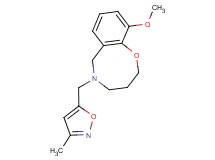 10-methoxy-5-[(3-methylisoxazol-5-yl)methyl]-3,4,5,6-tetrahydro-2H-1,5-benzoxazocine