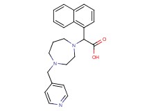 1-naphthyl[4-(pyridin-4-ylmethyl)-1,4-diazepan-1-yl]acetic acid