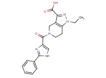 1-ethyl-5-[(2-phenyl-1H-imidazol-4-yl)carbonyl]-4,5,6,7-tetrahydro-1H-pyrazolo[4,3-c]pyridine-3-carboxylic acid