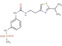 N-{3-[({[2-(2-isopropyl-1,3-thiazol-4-yl)ethyl]amino}carbonyl)amino]phenyl}methanesulfonamide