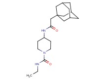 4-[(1-adamantylacetyl)amino]-N-ethylpiperidine-1-carboxamide