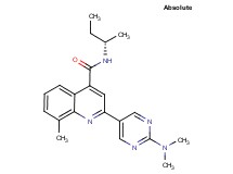 2-[2-(dimethylamino)pyrimidin-5-yl]-8-methyl-N-[(1S)-1-methylpropyl]quinoline-4-carboxamide
