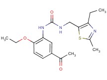 N-(5-acetyl-2-ethoxyphenyl)-N'-[(4-ethyl-2-methyl-1,3-thiazol-5-yl)methyl]urea
