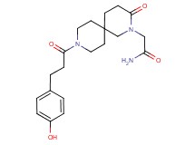 2-{9-[3-(4-hydroxyphenyl)propanoyl]-3-oxo-2,9-diazaspiro[5.5]undec-2-yl}acetamide