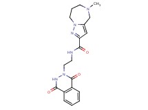 N-[2-(1,4-dioxo-3,4-dihydrophthalazin-2(1H)-yl)ethyl]-5-methyl-5,6,7,8-tetrahydro-4H-pyrazolo[1,5-a][1,4]diazepine-2-carboxamide