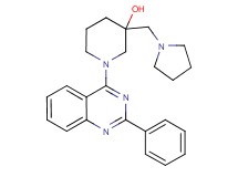 1-(2-phenylquinazolin-4-yl)-3-(pyrrolidin-1-ylmethyl)piperidin-3-ol