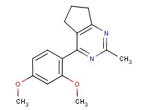 4-(2,4-dimethoxyphenyl)-2-methyl-6,7-dihydro-5H-cyclopenta[d]pyrimidine