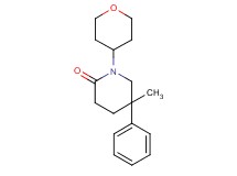 5-methyl-5-phenyl-1-(tetrahydro-2H-pyran-4-yl)piperidin-2-one