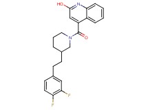 4-({3-[2-(3,4-difluorophenyl)ethyl]-1-piperidinyl}carbonyl)-2-quinolinol