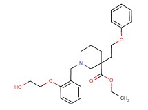 ethyl 1-[2-(2-hydroxyethoxy)benzyl]-3-(2-phenoxyethyl)-3-piperidinecarboxylate
