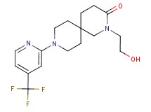 2-(2-hydroxyethyl)-9-[4-(trifluoromethyl)pyridin-2-yl]-2,9-diazaspiro[5.5]undecan-3-one