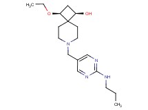 (1R*,3S*)-3-ethoxy-7-{[2-(propylamino)-5-pyrimidinyl]methyl}-7-azaspiro[3.5]nonan-1-ol