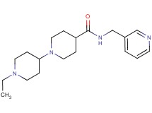 1'-ethyl-N-(3-pyridinylmethyl)-1,4'-bipiperidine-4-carboxamide