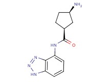 (1S*,3R*)-3-amino-N-1H-1,2,3-benzotriazol-4-ylcyclopentanecarboxamide