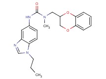 N-(2,3-dihydro-1,4-benzodioxin-2-ylmethyl)-N-methyl-N'-(1-propyl-1H-benzimidazol-5-yl)urea