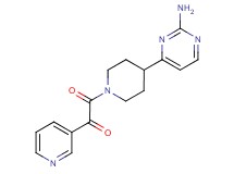 2-[4-(2-aminopyrimidin-4-yl)piperidin-1-yl]-2-oxo-1-pyridin-3-ylethanone