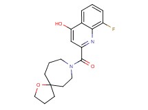 8-fluoro-2-(1-oxa-8-azaspiro[4.6]undec-8-ylcarbonyl)-4-quinolinol