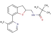 2,2-dimethyl-N-{[7-(3-methyl-2-pyridinyl)-2,3-dihydro-1-benzofuran-2-yl]methyl}propanamide