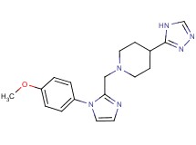 1-{[1-(4-methoxyphenyl)-1H-imidazol-2-yl]methyl}-4-(4H-1,2,4-triazol-3-yl)piperidine