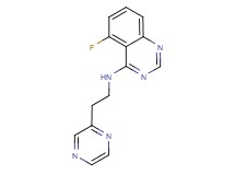 5-fluoro-N-(2-pyrazin-2-ylethyl)quinazolin-4-amine