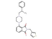 4-[4-(2-phenylpropyl)-1-piperazinyl]-2-(3-thienylmethyl)-1H-isoindole-1,3(2H)-dione