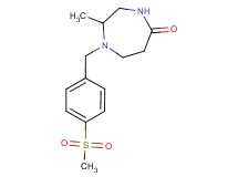 2-methyl-1-[4-(methylsulfonyl)benzyl]-1,4-diazepan-5-one