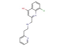 8-chloro-2-{[(2-pyridin-2-ylethyl)amino]methyl}quinolin-4-ol