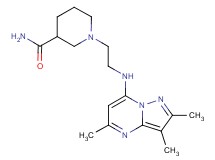 1-{2-[(2,3,5-trimethylpyrazolo[1,5-a]pyrimidin-7-yl)amino]ethyl}piperidine-3-carboxamide
