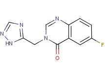 6-fluoro-3-(1H-1,2,4-triazol-5-ylmethyl)quinazolin-4(3H)-one