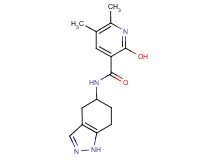 2-hydroxy-5,6-dimethyl-N-(4,5,6,7-tetrahydro-1H-indazol-5-yl)nicotinamide