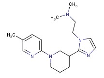 N,N-dimethyl-2-{2-[1-(5-methylpyridin-2-yl)piperidin-3-yl]-1H-imidazol-1-yl}ethanamine