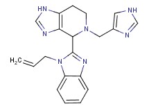 4-(1-allyl-1H-benzimidazol-2-yl)-5-(1H-imidazol-4-ylmethyl)-4,5,6,7-tetrahydro-1H-imidazo[4,5-c]pyridine