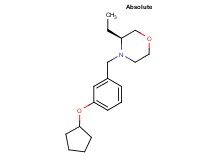 (3S)-4-[3-(cyclopentyloxy)benzyl]-3-ethylmorpholine