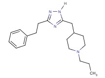 4-{[3-(2-phenylethyl)-1H-1,2,4-triazol-5-yl]methyl}-1-propylpiperidine