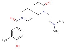 2-[2-(dimethylamino)ethyl]-9-(4-hydroxy-3-methylbenzoyl)-2,9-diazaspiro[5.5]undecan-3-one