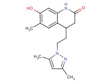 4-[2-(3,5-dimethyl-1H-pyrazol-1-yl)ethyl]-7-hydroxy-6-methyl-3,4-dihydroquinolin-2(1H)-one